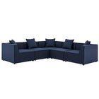 Modway Saybrook 5-Piece Outdoor Patio Upholstered Sectional Sofa EEI-4384