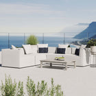 Modway Saybrook 5-Piece Outdoor Patio Upholstered Sectional Sofa EEI-4384