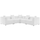 Modway Saybrook 5-Piece Outdoor Patio Upholstered Sectional Sofa EEI-4384