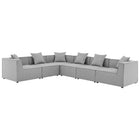 Modway Saybrook 6-Piece Outdoor Patio Upholstered Sectional Sofa EEI-4385