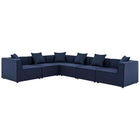 Modway Saybrook 6-Piece Outdoor Patio Upholstered Sectional Sofa EEI-4385