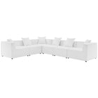 Modway Saybrook 6-Piece Outdoor Patio Upholstered Sectional Sofa EEI-4385