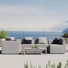 Modway Saybrook 6-Piece Outdoor Patio Upholstered Sectional Sofa EEI-4386