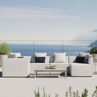 Modway Saybrook 6-Piece Outdoor Patio Upholstered Sectional Sofa EEI-4386