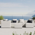 Modway Saybrook 7-Piece Outdoor Patio Upholstered Sectional Sofa