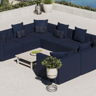 Modway Saybrook 8-Piece Outdoor Patio Upholstered Sectional Sofa