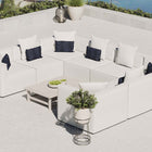 Modway Saybrook 8-Piece Outdoor Patio Upholstered Sectional Sofa