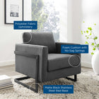 Modway Posse Upholstered Fabric Accent Chair