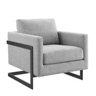 Modway Posse Upholstered Fabric Accent Chair  