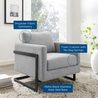 Modway Posse Upholstered Fabric Accent Chair