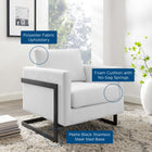 Modway Posse Upholstered Fabric Accent Chair