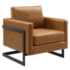 Modway Posse Vegan Leather Accent Chair  