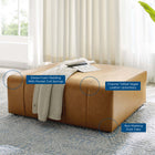 Modway Bartlett Vegan Leather Ottoman