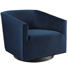 Modway Twist Performance Velvet Swivel Chair Set of 2