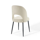 Modway Rouse Upholstered Fabric Dining Side Chair Set of 2