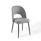 Modway Rouse Upholstered Fabric Dining Side Chair Set of 2