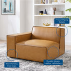 Modway Restore Left-Arm Vegan Leather Sectional Sofa Chair
