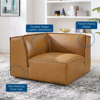 Modway Restore Vegan Leather Sectional Sofa Corner Chair