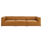 Modway Bartlett 3-Piece Vegan Leather Sofa  