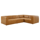 Modway Bartlett 4-Piece Vegan Leather Sectional Sofa EEI-4519