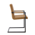 Modway Savoy Vegan Leather Dining Chairs Set of 2