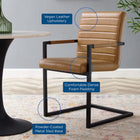 Modway Savoy Vegan Leather Dining Chairs Set of 2
