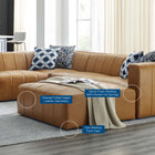 Modway Bartlett 6-Piece Vegan Leather Sectional Sofa