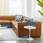 Modway Bartlett 8-Piece Vegan Leather Sectional Sofa