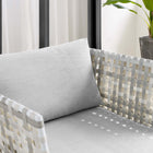 Modway Harmony Sunbrella® Basket Weave Outdoor Patio Aluminum Armchair