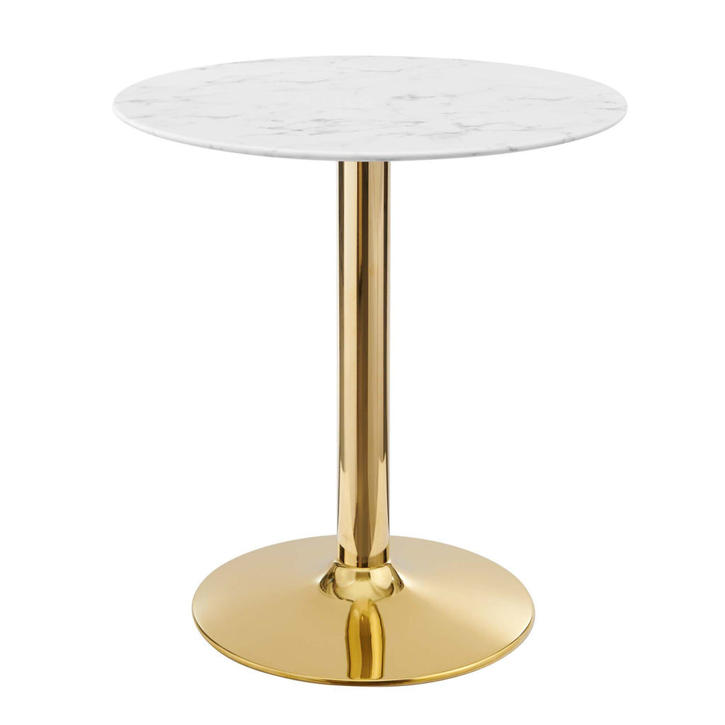 Modway Verne 28" Artificial Marble Dining Table  