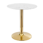 Modway Verne 28" Artificial Marble Dining Table  