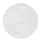 Modway Verne 28" Artificial Marble Dining Table