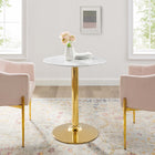 Modway Verne 28" Artificial Marble Dining Table