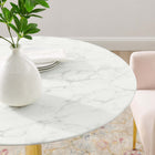 Modway Verne 35" Artificial Marble Dining Table