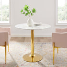 Modway Verne 35" Artificial Marble Dining Table