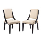 Modway Cambridge Upholstered Fabric Dining Chairs Set of 2  