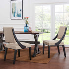 Modway Cambridge Upholstered Fabric Dining Chairs Set of 2