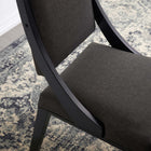 Modway Cambridge Upholstered Fabric Dining Chairs Set of 2