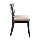 Modway Pristine Upholstered Fabric Dining Chairs Set of 2