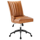 Modway Empower Channel Tufted Vegan Leather Office Chair  
