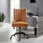 Modway Empower Channel Tufted Vegan Leather Office Chair