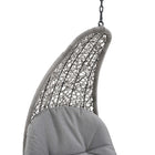 Modway Landscape Hanging Chaise Lounge Outdoor Patio Swing Chair