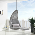 Modway Landscape Hanging Chaise Lounge Outdoor Patio Swing Chair