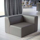 Modway Mingle Vegan Leather Right-Arm Chair