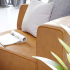 Modway Mingle Vegan Leather Right-Arm Chair