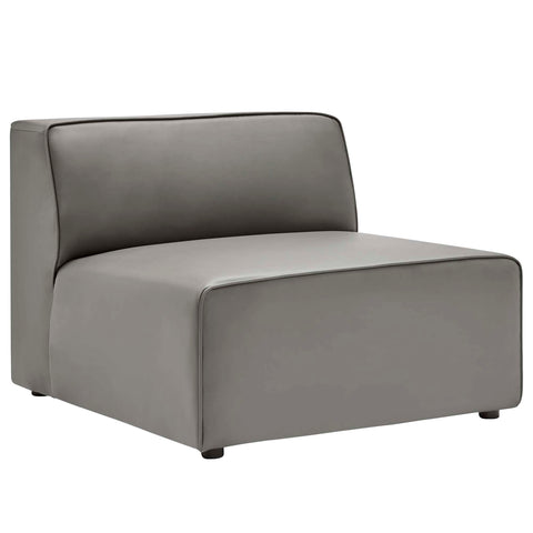 Modway Mingle Vegan Leather Armless Chair  