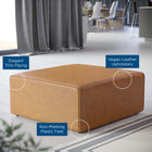 Modway Mingle Vegan Leather Ottoman