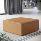 Modway Mingle Vegan Leather Ottoman