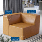 Modway Mingle Vegan Leather Corner Chair
