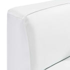 Modway Mingle Vegan Leather Corner Chair